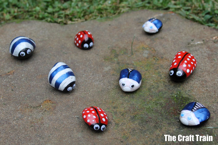 easy rock painting idea for kids