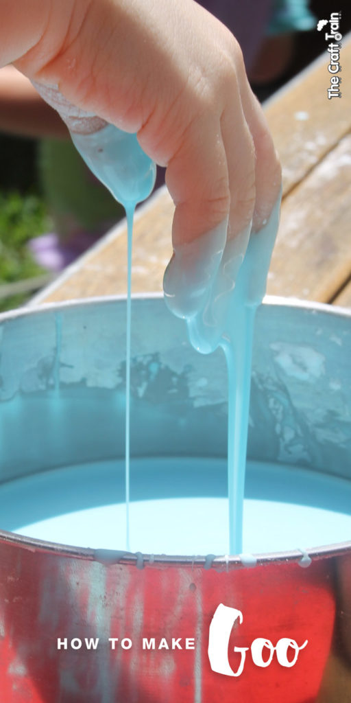 How to make goo for messy play and art fun