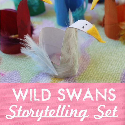 Toilet Roll Wild Swans Story Telling Set