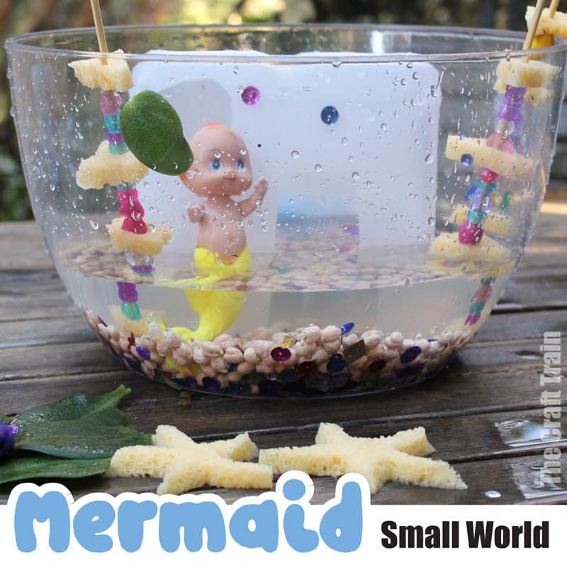 how to make a mermaid small world