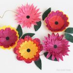 simple flower garland craft idea for kids