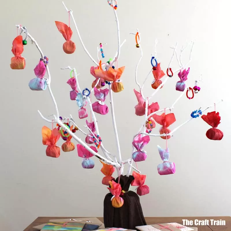 DIY Advent tree calendar
