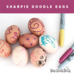 Sharpie doodle eggs