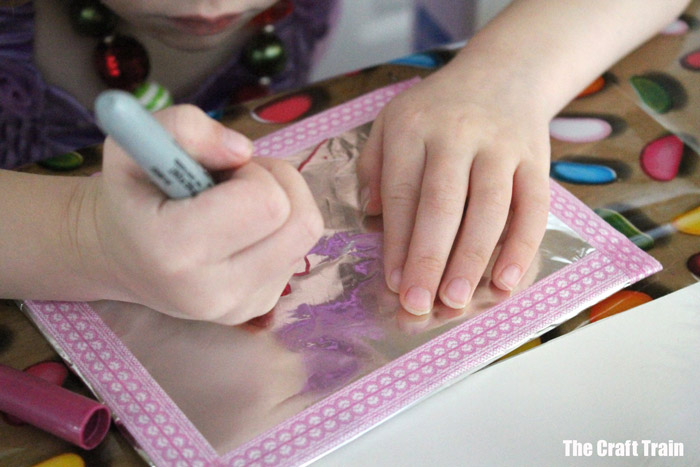 foil art activity for kids