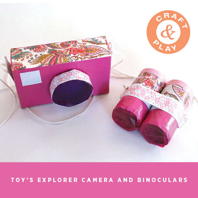 Toy Camera and Binoculars
