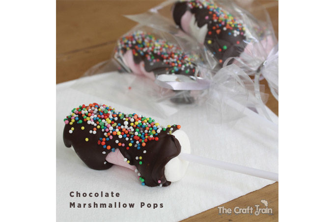 Chocolate Marshmallow Pop treats