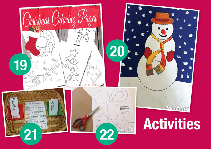 25+ Fun free Christmas printables - The Craft Train