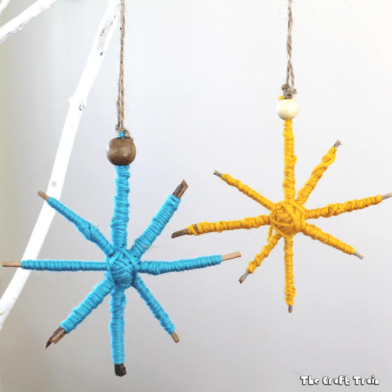 Yarn star ornament
