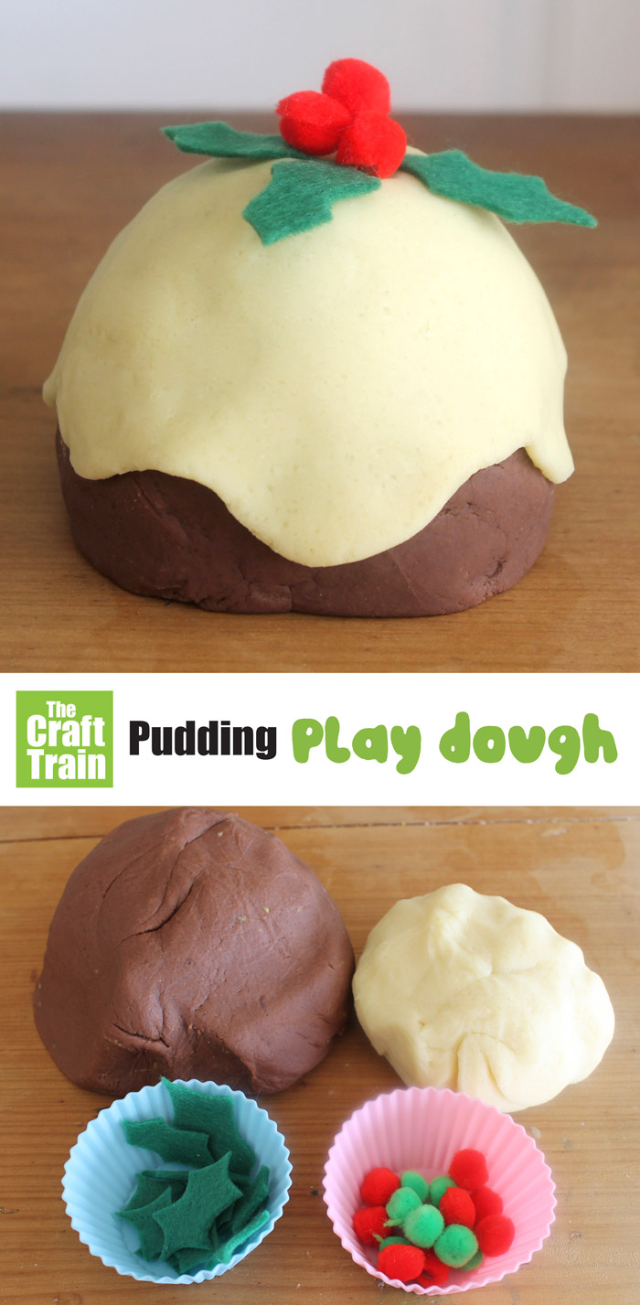 Christmas pudding play dough recipe