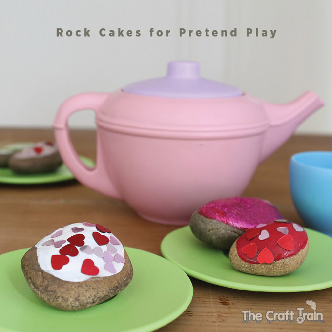 Rock Cakes for Pretend Play
