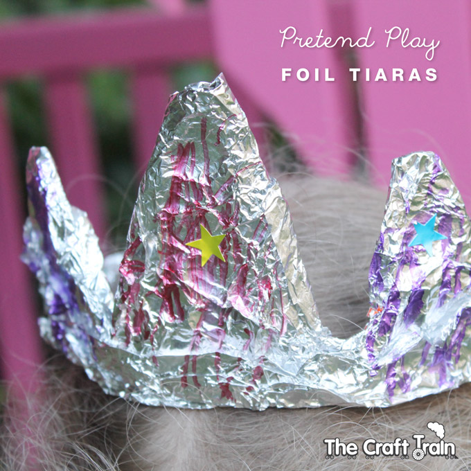 Foil Tiara craft for kids