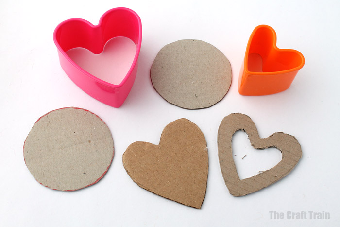 use cookie cutters to make the cookie shapes
