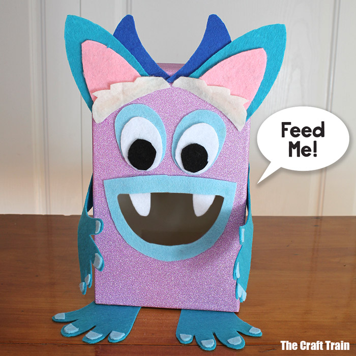 adorable cereal box monster craft for sight word practice