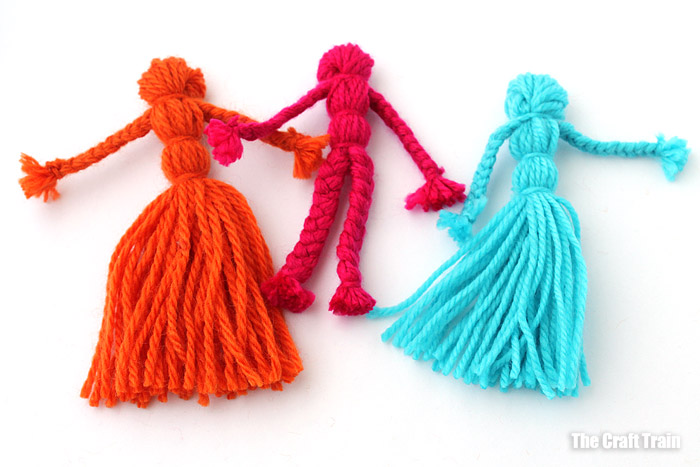 yarn dolls kids can make
