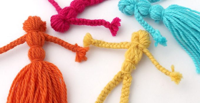how to make braided yarn doll