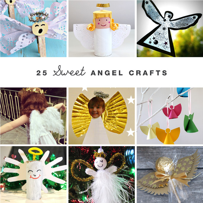 25 Sweet Angel Crafts | The Craft Train