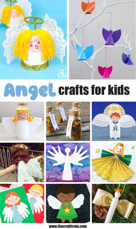 25 Sweet Angel Crafts - The Craft Train