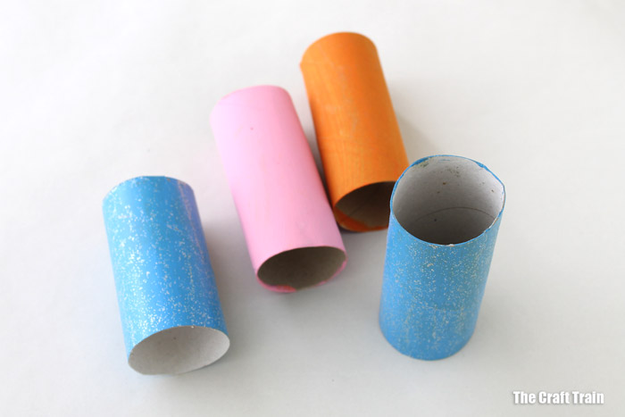 painted paper rolls