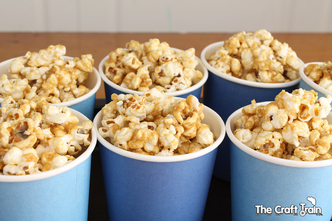Salted Caramel Popcorn Cups - this recipe is gluten, dairy and refined sugar free