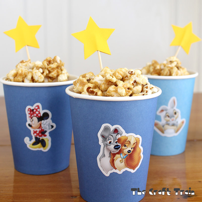 Salted Nut-Caramel Popcorn Cups