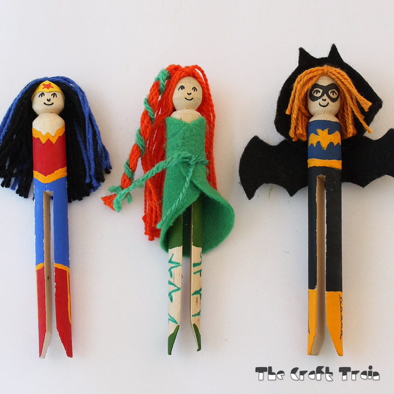 DC Super Hero Girls Peg Dolls