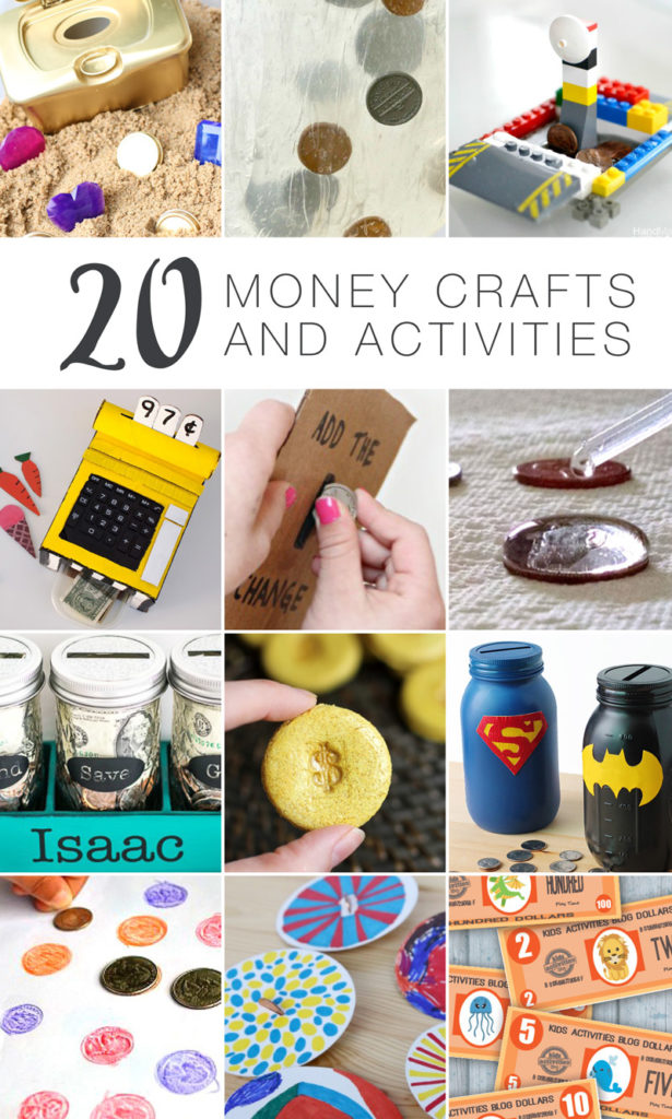 20 money crafts and activities for kids