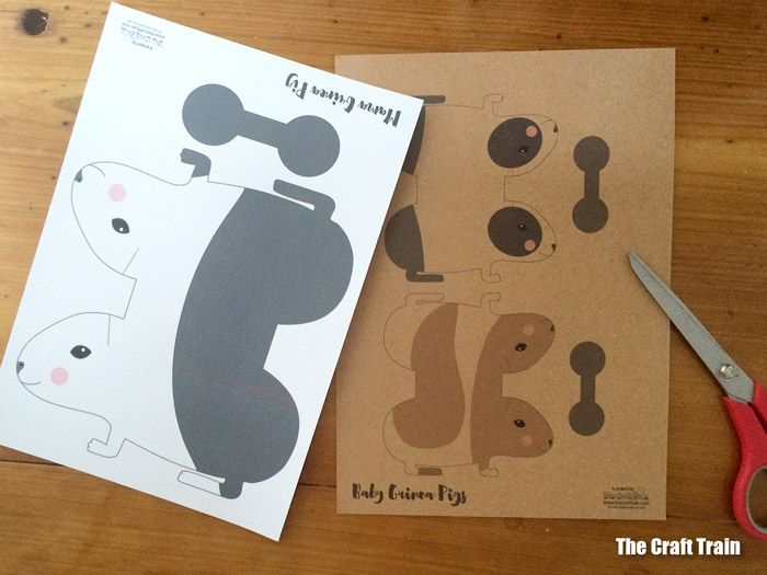 Printable Paper Guinea Pigs The Craft Train