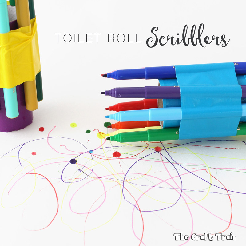 toilet paper roll art activity for kids