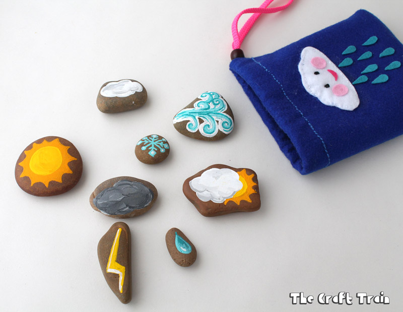Simple stone craft for kids