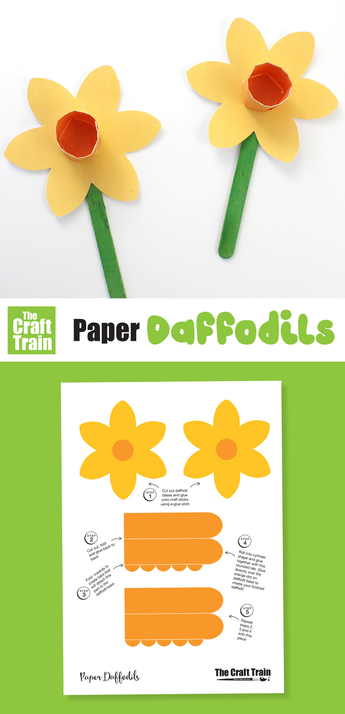 daffodil craft for kids