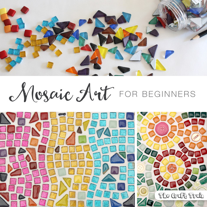 Mosaic Art For Beginners The Craft Train - Glass Mosaic Wall Art Ideas