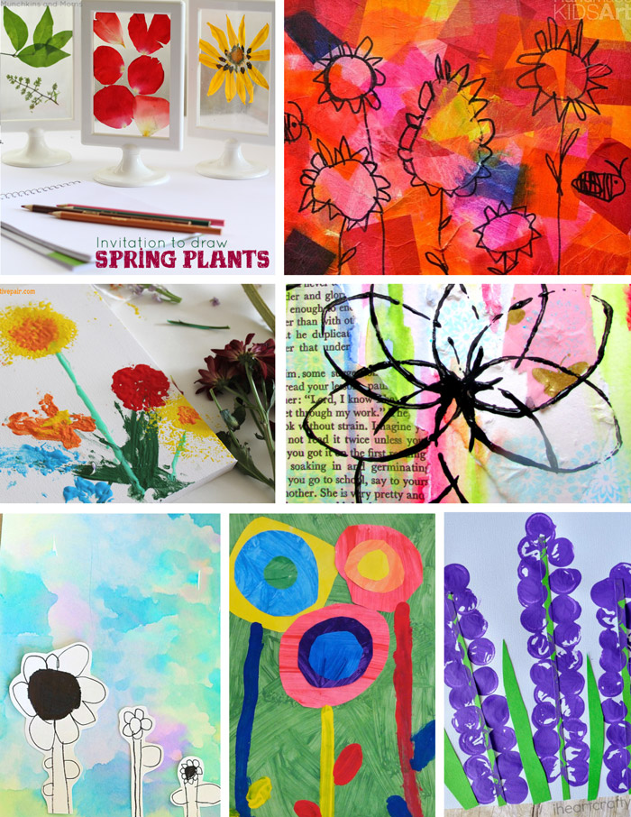 flower art activities for kids