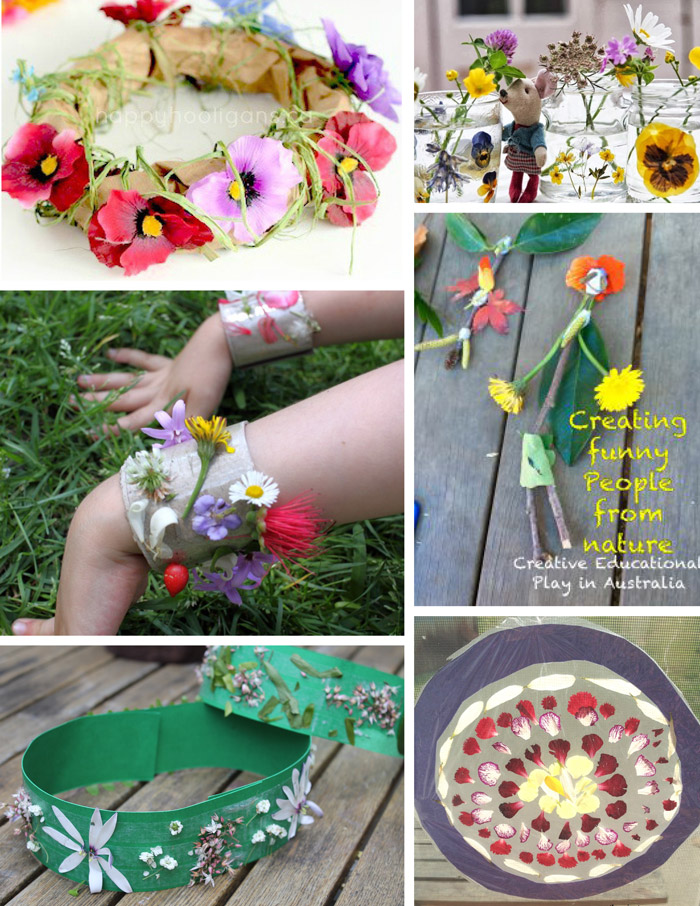 flower crafts for kids inspired by nature