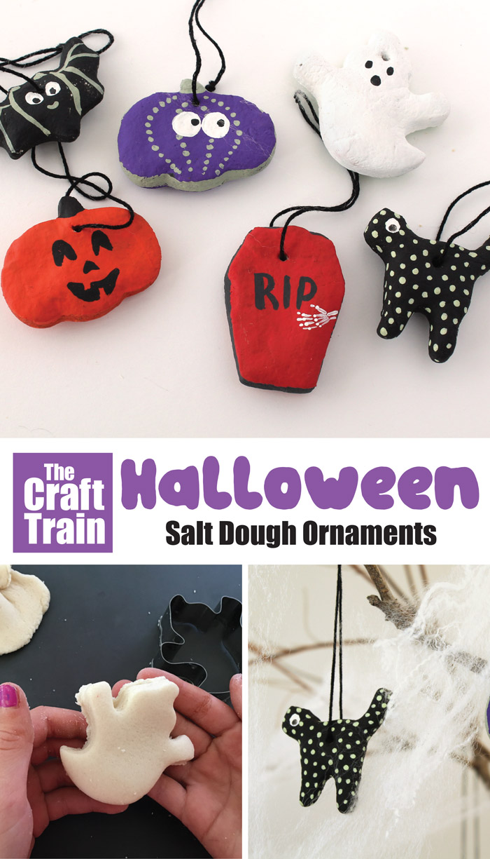 Halloween Salt Dough Ornaments The Craft Train