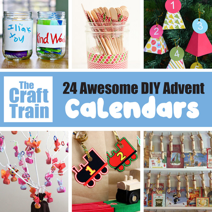 24 Awesome DIY Advent Calendar ideas - The Craft Train