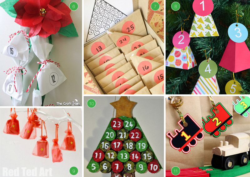 24 Awesome Diy Advent Calendar Ideas The Craft Train
