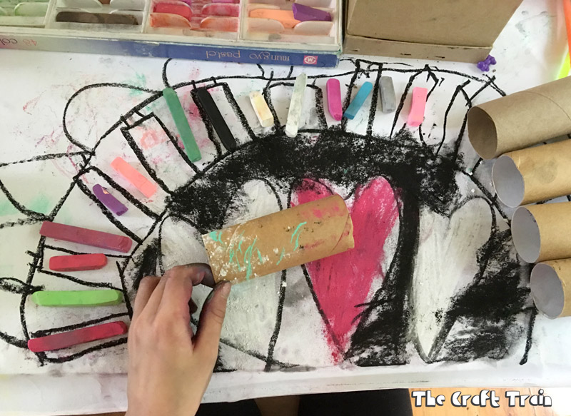 simple collaborative art project for kids