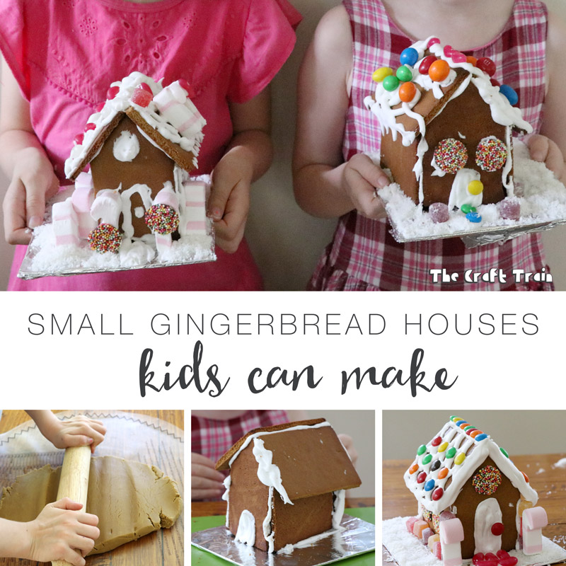 small gingerbread houses that kids can make