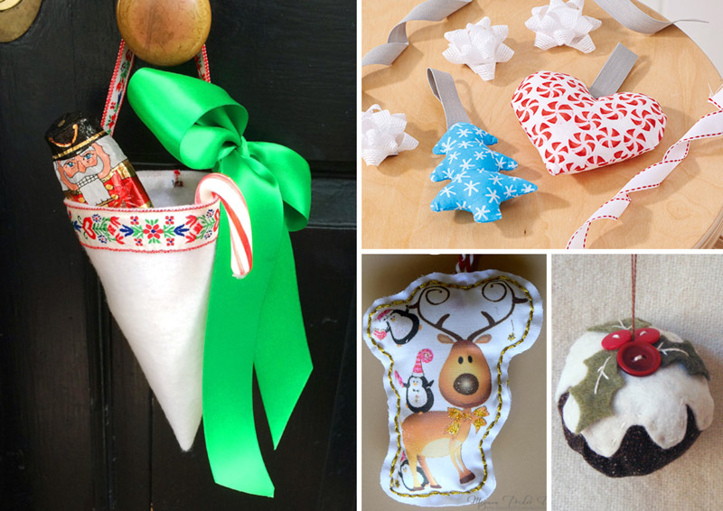 Easy Christmas sewing crafts