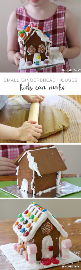 Small gingerbread houses that kids can make