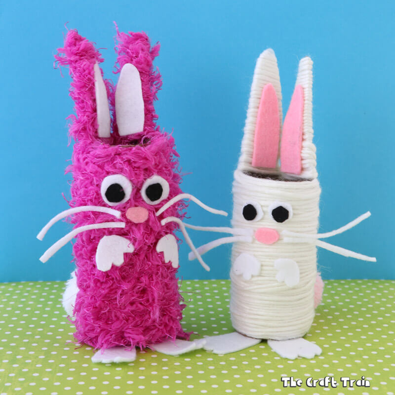 Yarn Easter Bunny Craft