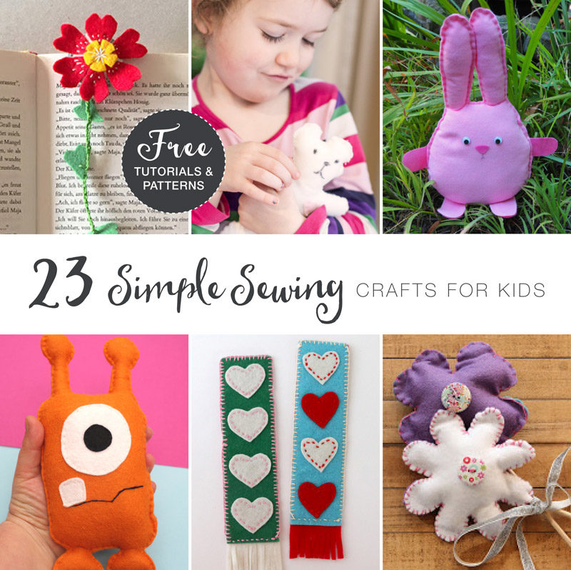 Easy ideas for sewing with kids