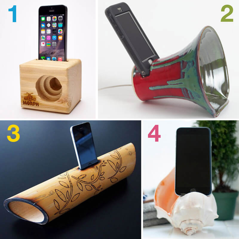 Ipod speakers which work by channeling sound