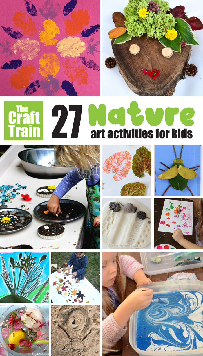27 nature art activities kids will love