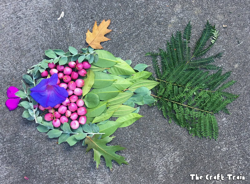 Garden Nature Art - an outdoor process art activity for kids | The ...