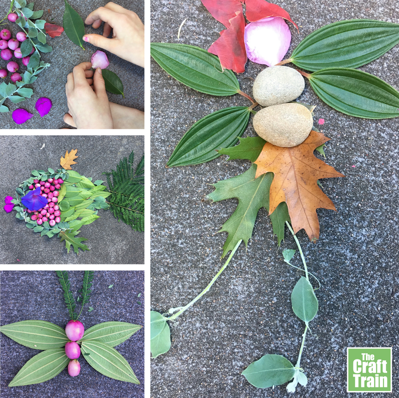 nature art activity for kids