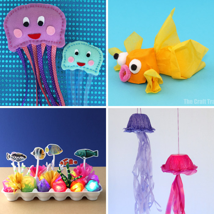 jellyfish and reef crafts