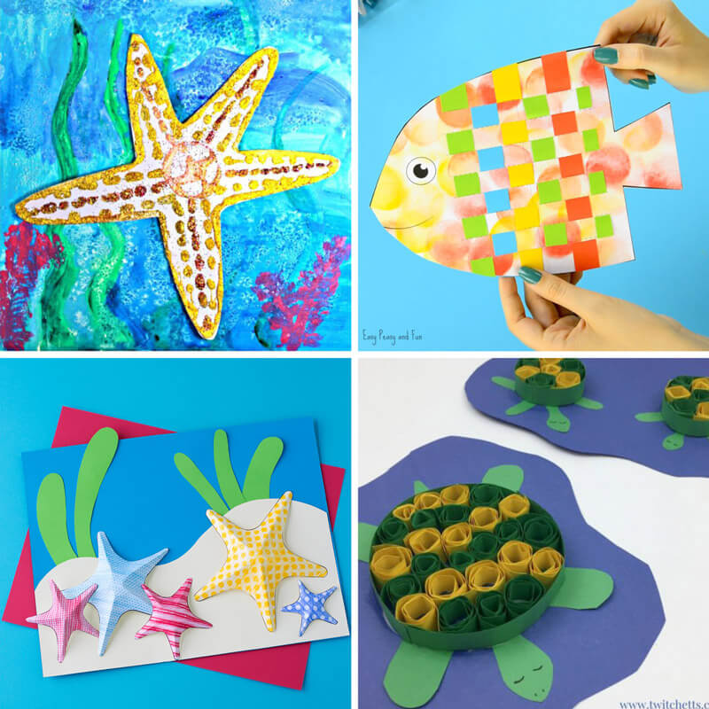 30+ Ocean crafts and activities The Craft Train