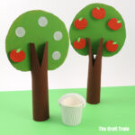 cardboard apple tree craft