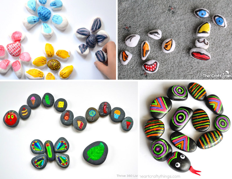 Make 25+ adorable DIY toys using rocks: puzzles 2